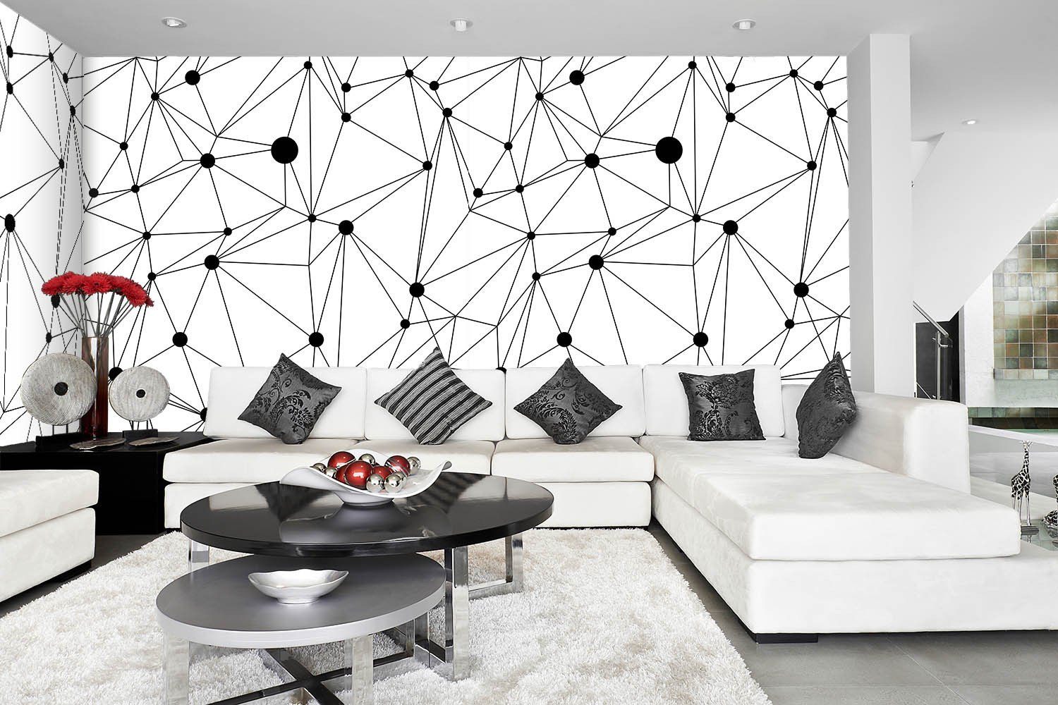 Connected Nodes Wallpaper AJ Wallpaper