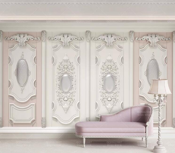 3D Simple White WC152 Wall Murals Wallpaper AJ Wallpaper 2