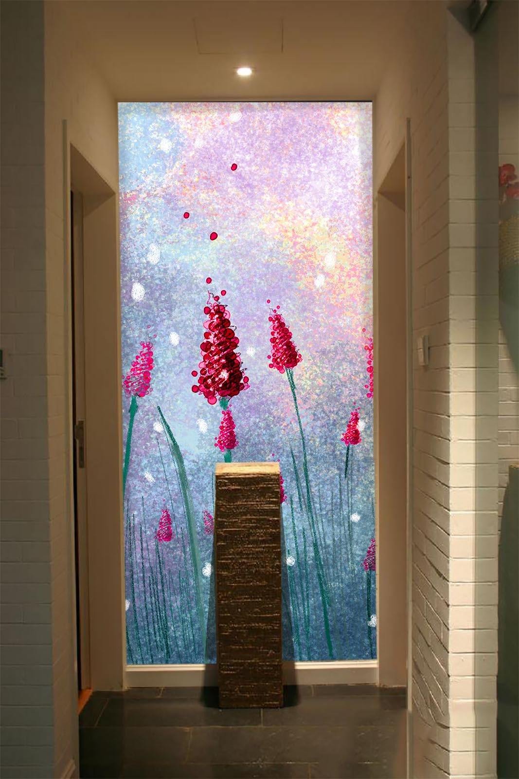 Dreamy Red Flowers Wallpaper AJ Wallpaper 2