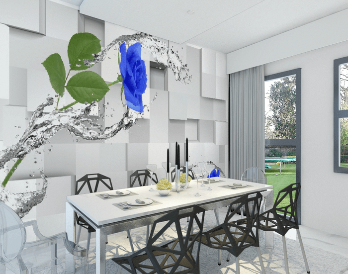 Blue Rose Wallpaper AJ Wallpaper