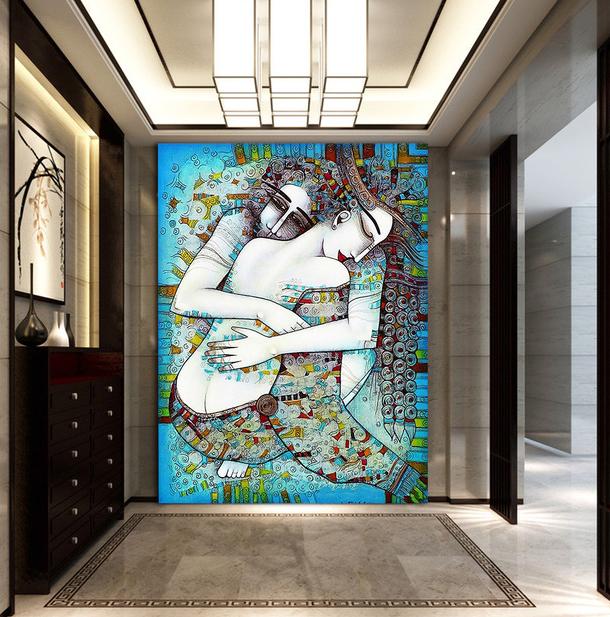 3D Embrace 630 Wall Murals Wallpaper AJ Wallpaper 2