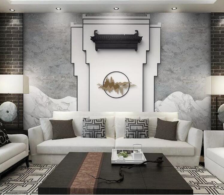 3D Gold Pattern WC238 Wall Murals Wallpaper AJ Wallpaper 2