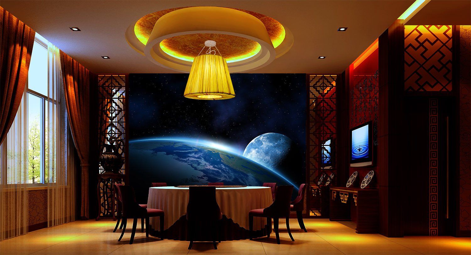 Earth Moon System Wallpaper AJ Wallpaper