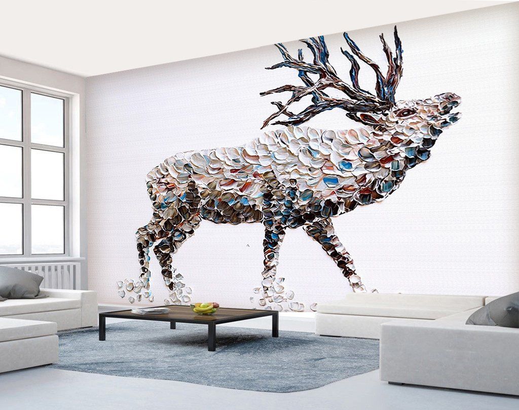 3D Elk 391 Wall Murals Wallpaper AJ Wallpaper 2
