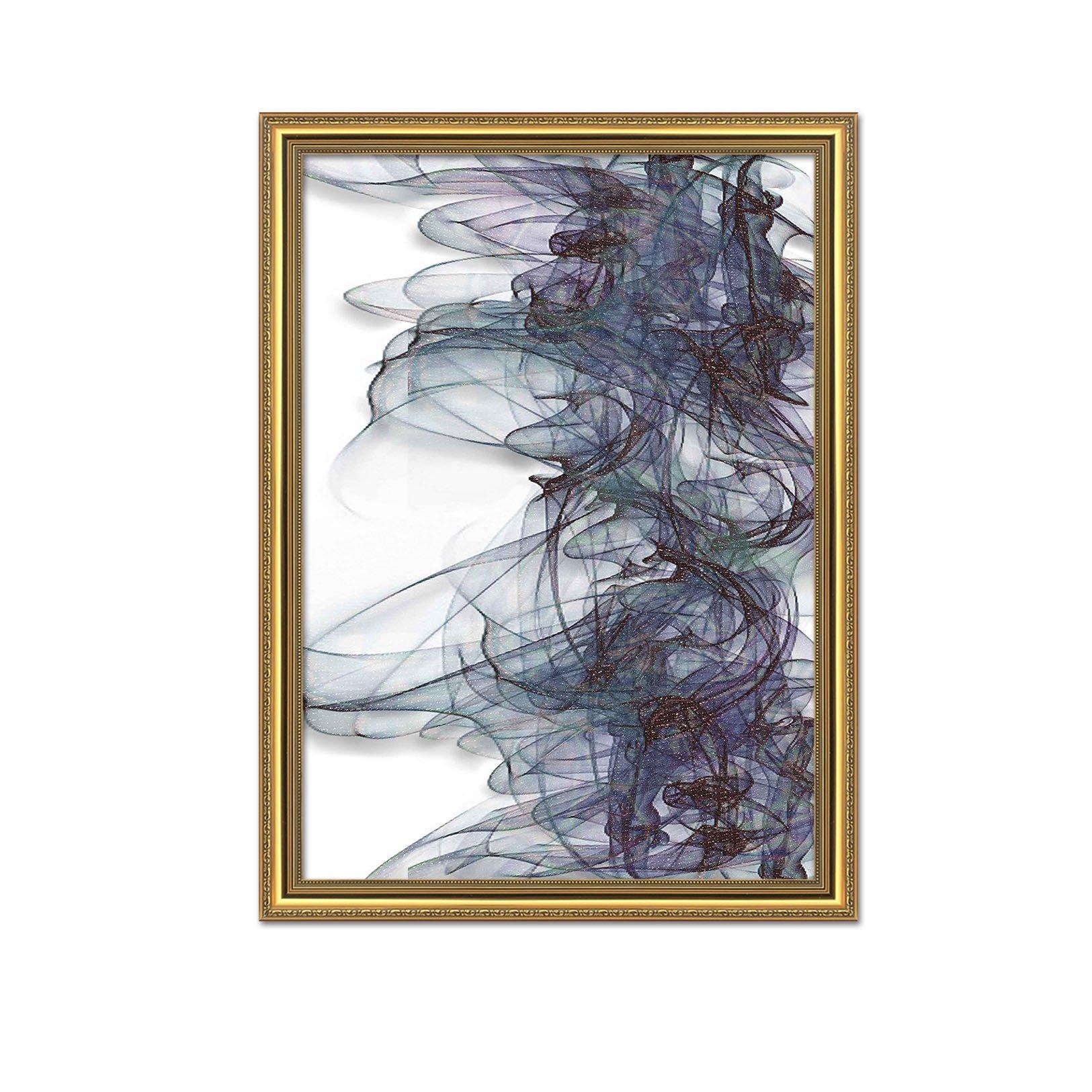 3D Black Ink Painting 072 Fake Framed Print Painting Wallpaper AJ Creativity Home