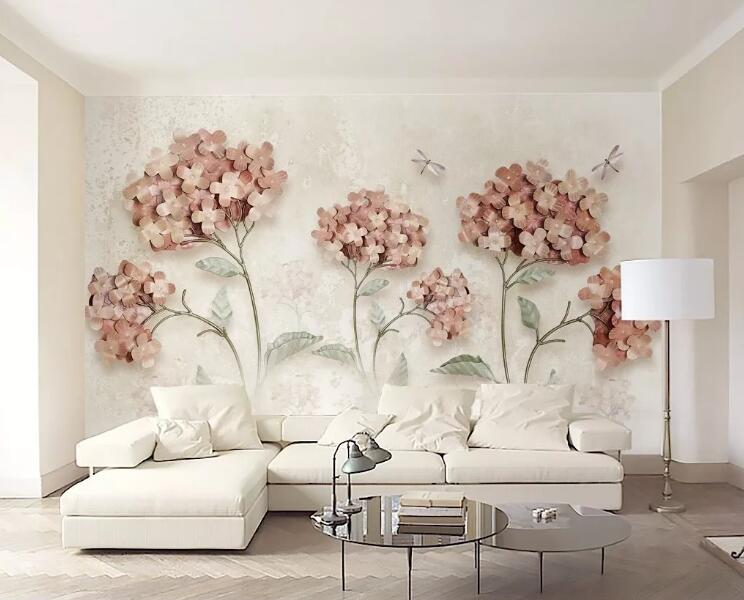 3D Flower 1040 Wall Murals Wallpaper AJ Wallpaper 2