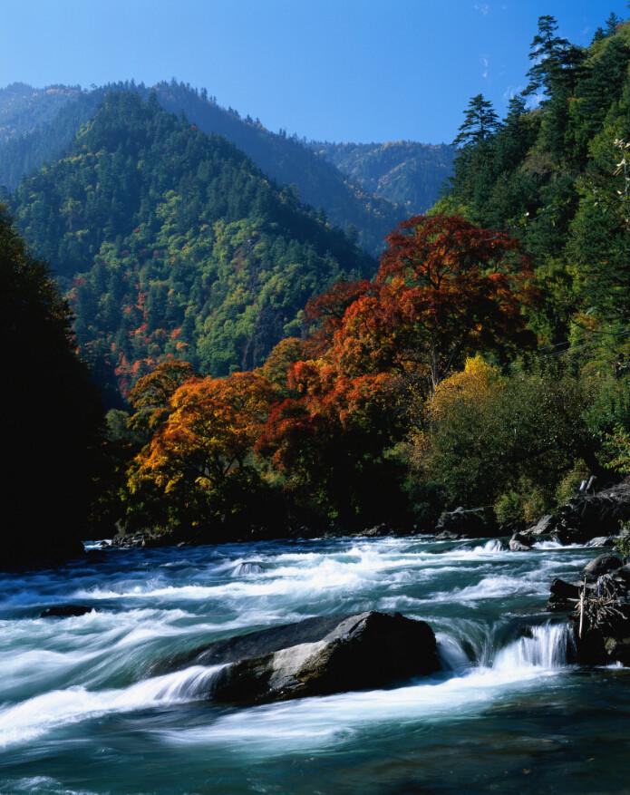 Mountains Stream Wallpaper AJ Wallpaper