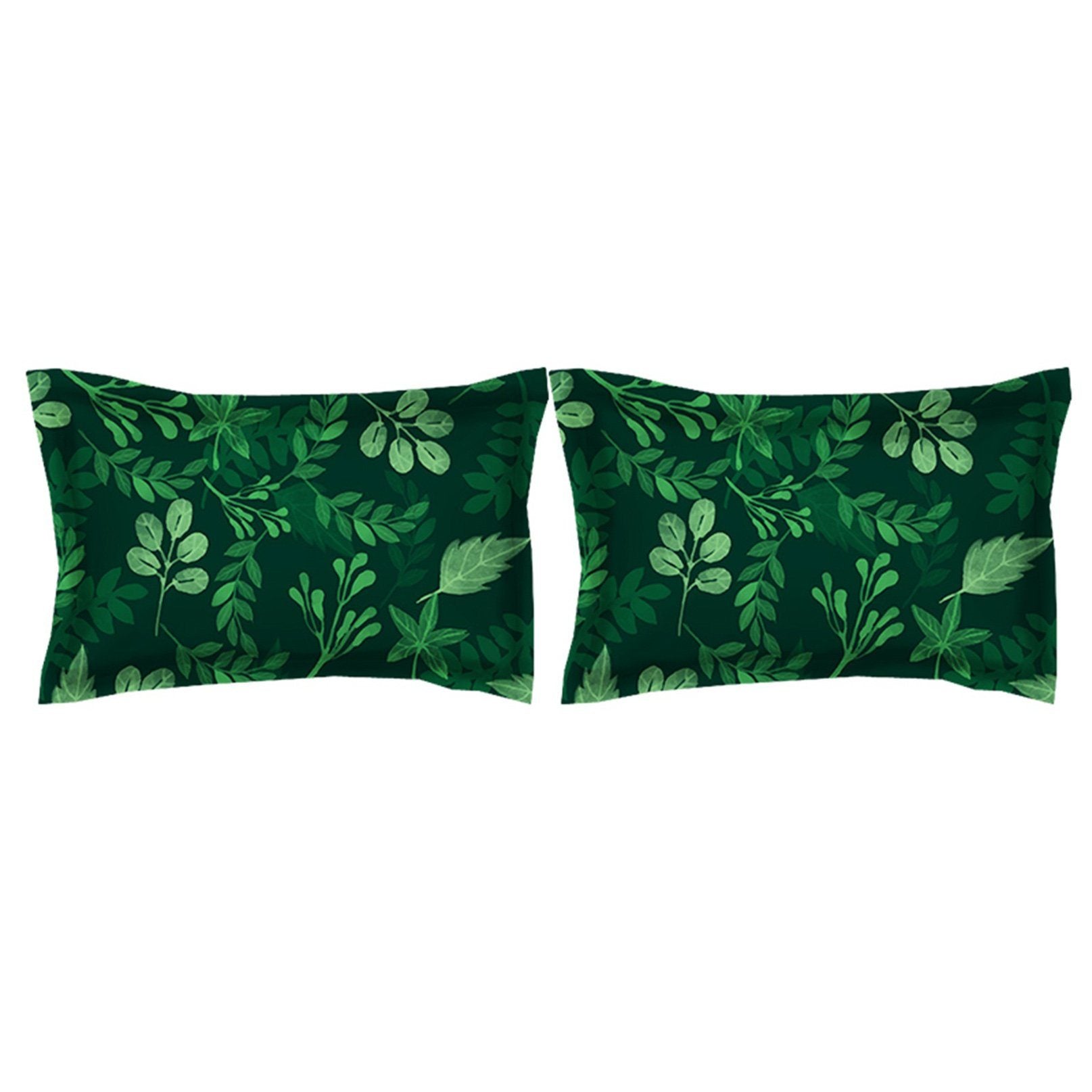 3D Dark Green Plants 111 Bed Pillowcases Quilt Wallpaper AJ Wallpaper