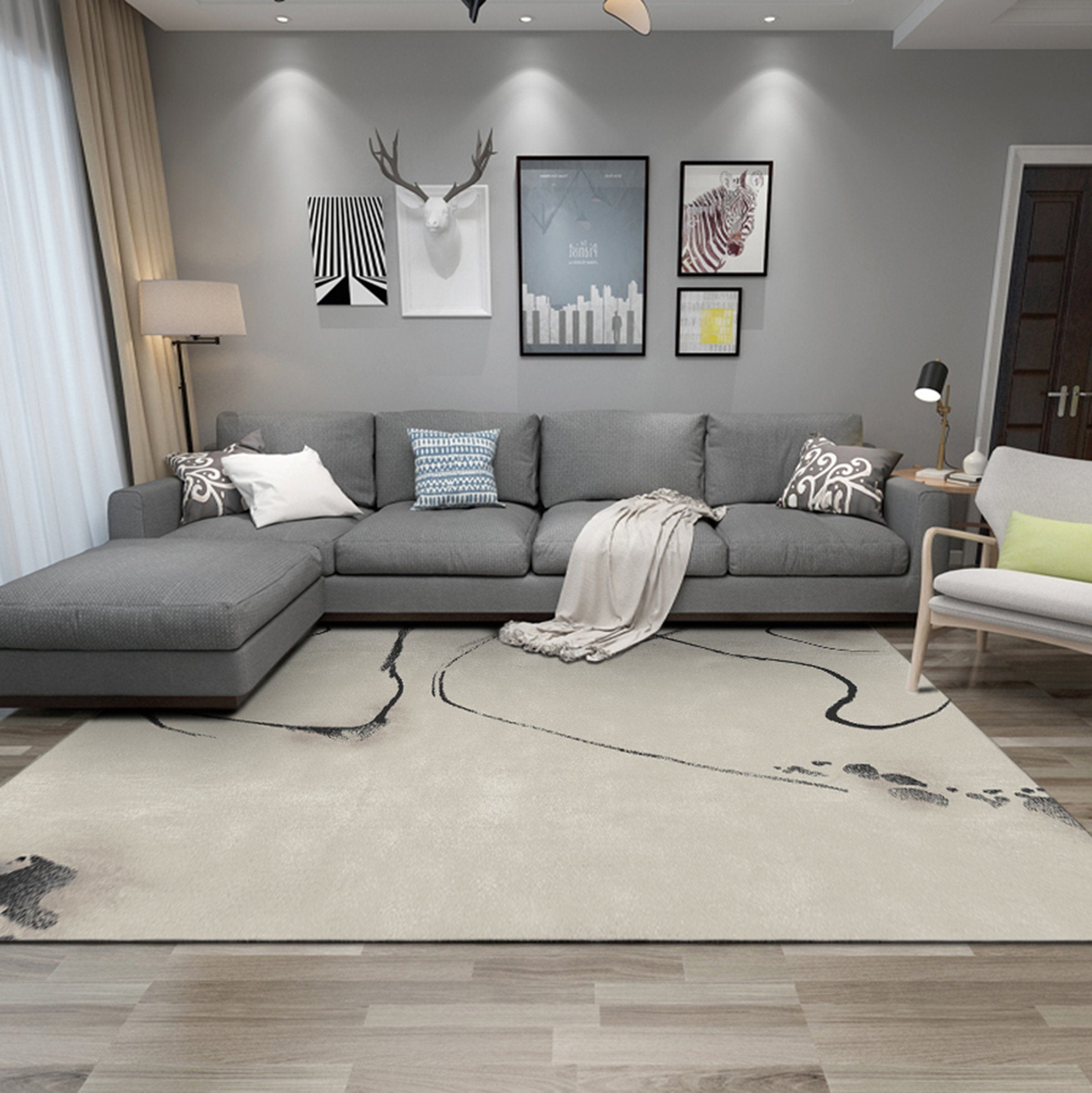 3D Black Splash WG049 Non Slip Rug Mat Mat AJ Creativity Home