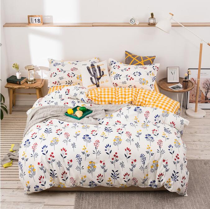 3D Yellow Floral 13103 Bed Pillowcases Quilt