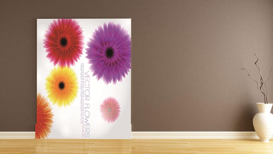 Vector Flowers Wallpaper AJ Wallpaper