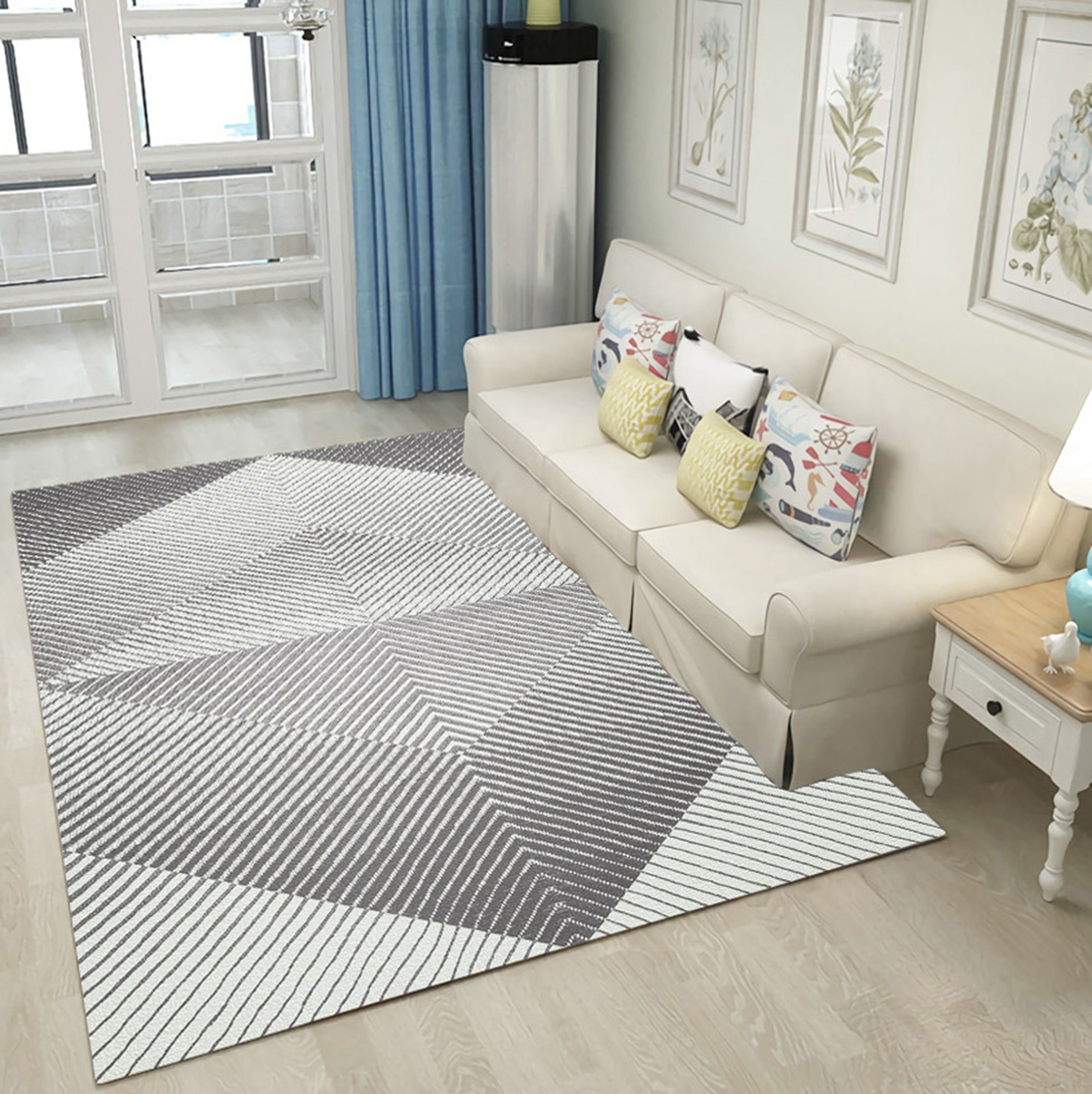 3D Mud Line WG203 Non Slip Rug Mat Mat AJ Creativity Home