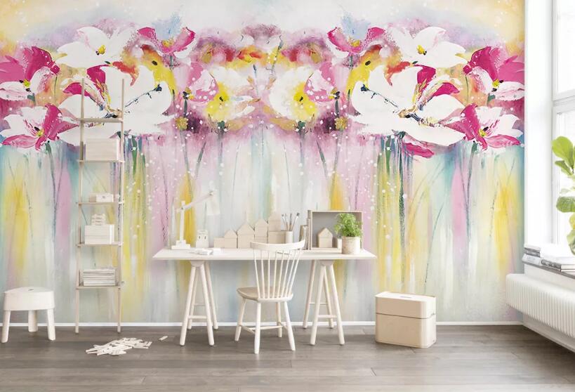3D Flower Doodle 1225 Wall Murals Wallpaper AJ Wallpaper 2