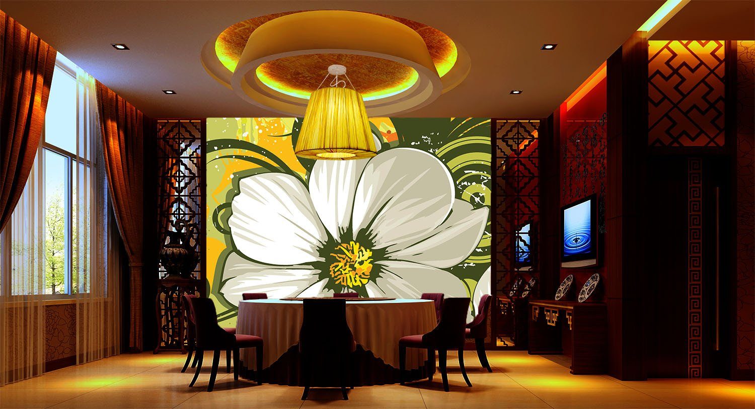 White Blossom 6 Wallpaper AJ Wallpaper