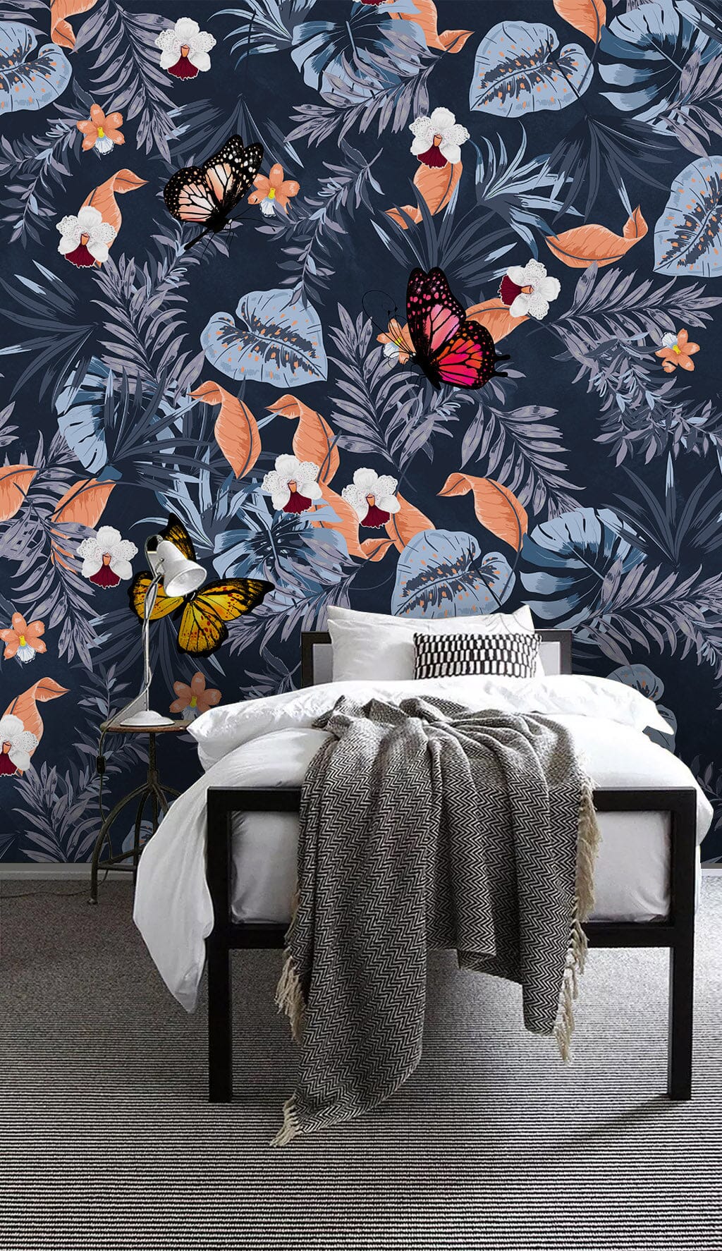 3D Leaf Flower WC263 Wall Murals Wallpaper AJ Wallpaper 2