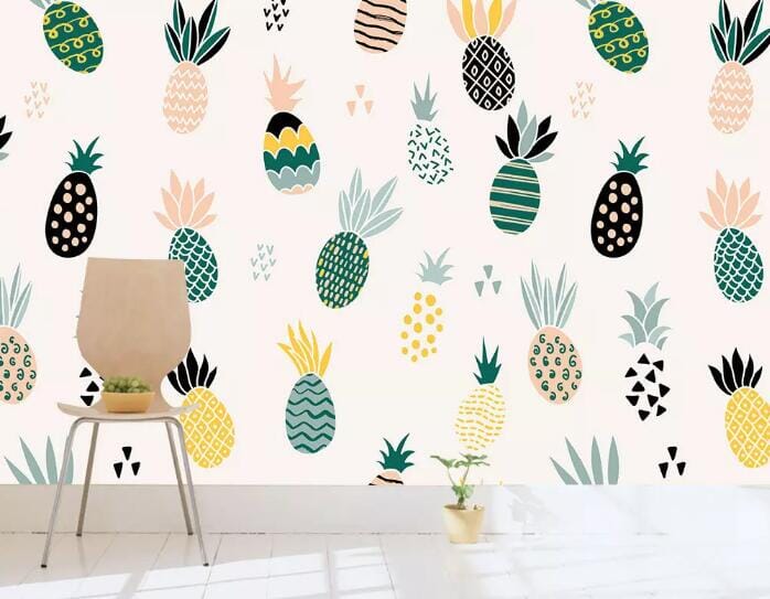 3D Delicious Pineapple 1491 Wall Murals Wallpaper AJ Wallpaper 2