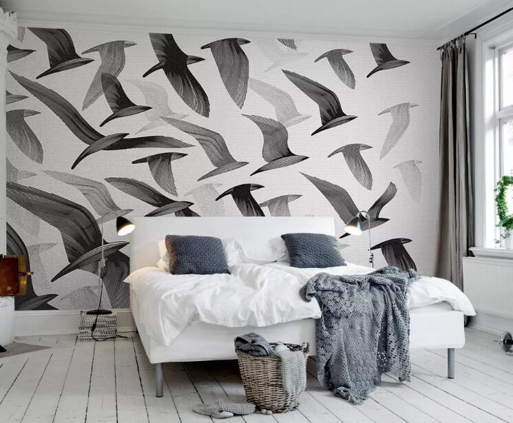 3D Abstract Flying Bird 1078 Wall Murals Wallpaper AJ Wallpaper 2