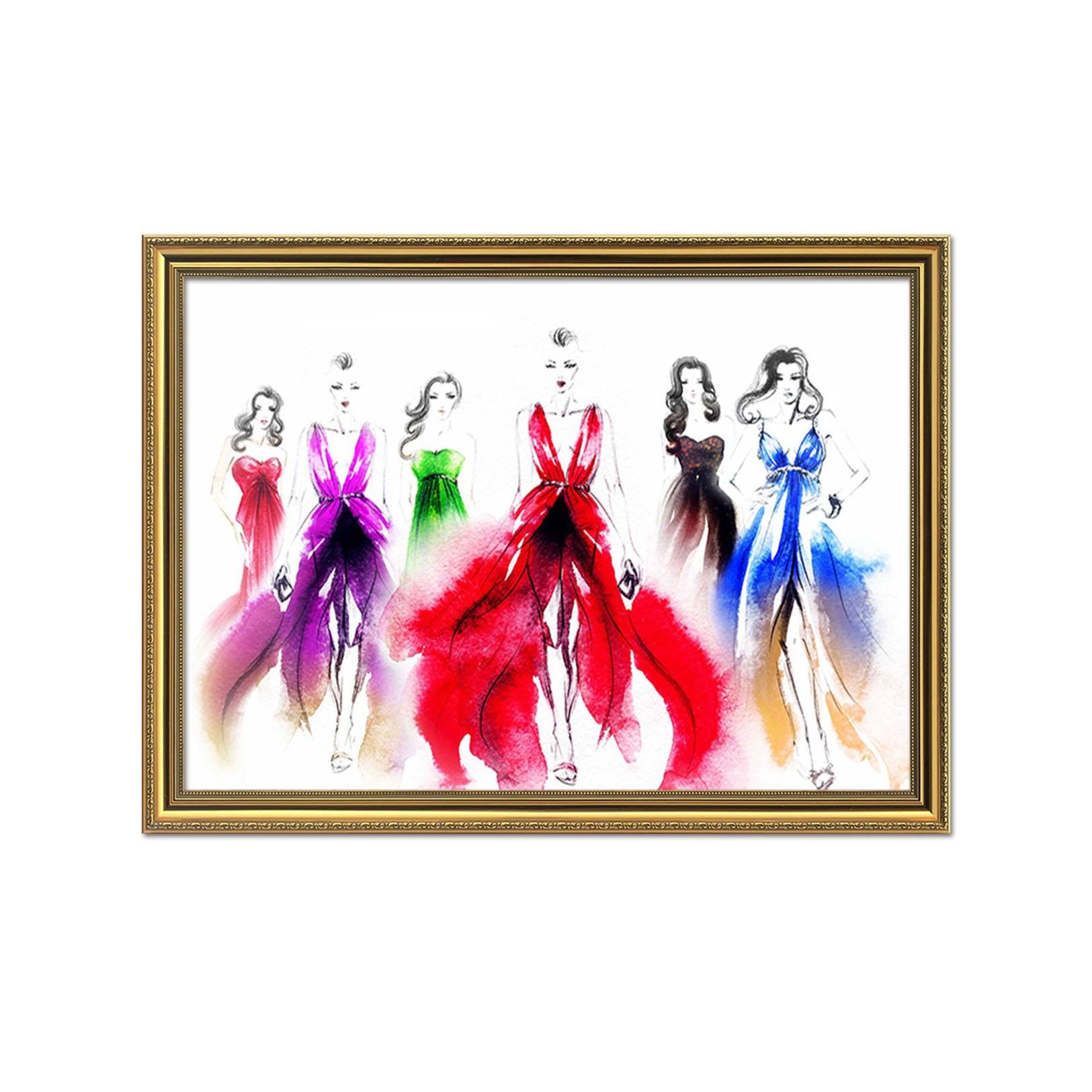 3D Gift Color 083 Fake Framed Print Painting Wallpaper AJ Creativity Home