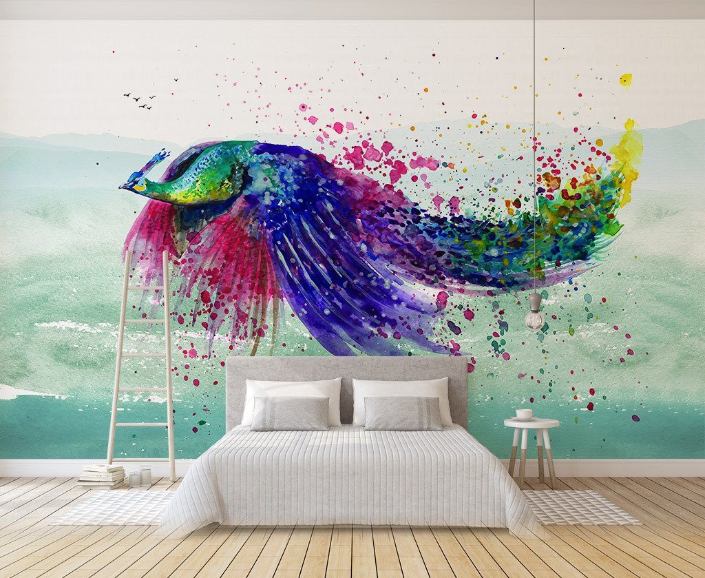 3D Flying Bird 174 Wall Murals Wallpaper AJ Wallpaper 2
