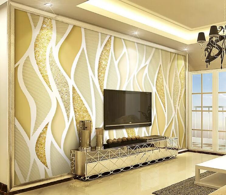3D Wavy Lines 1009 Wall Murals Wallpaper AJ Wallpaper 2