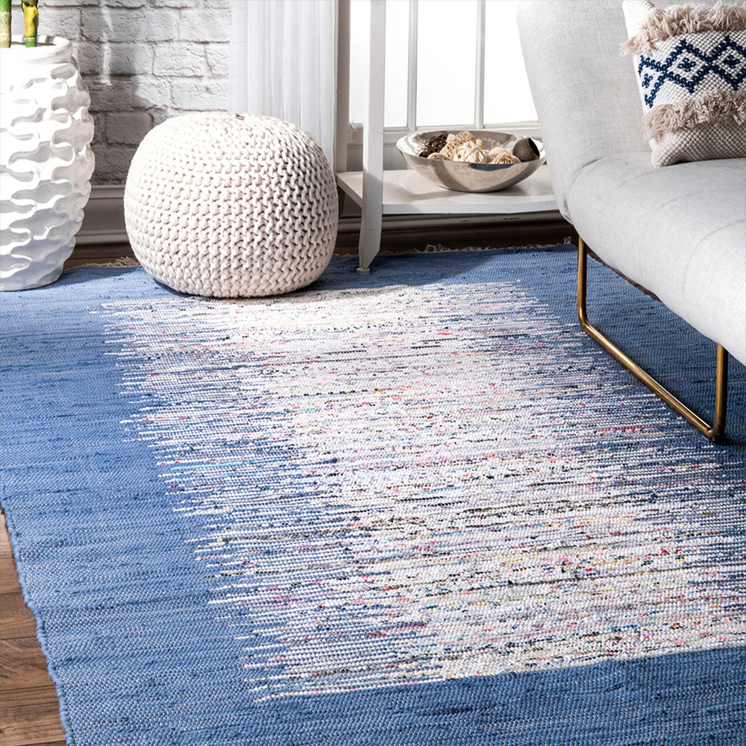 3D Blue Vertical WG138 Non Slip Rug Mat Mat AJ Creativity Home