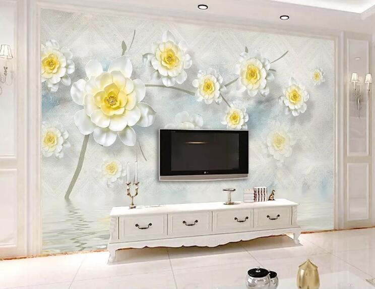 3D Flower 968 Wall Murals Wallpaper AJ Wallpaper 2
