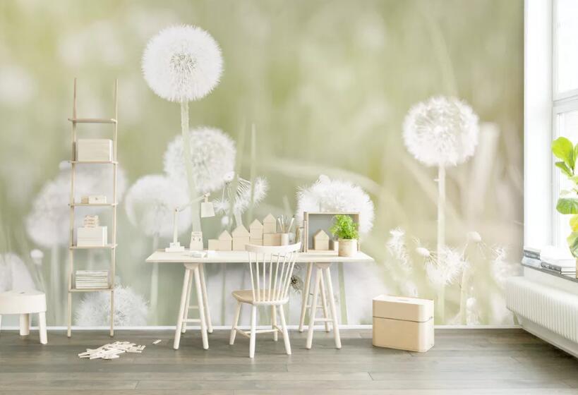 3D Dandelion 1271 Wall Murals Wallpaper AJ Wallpaper 2