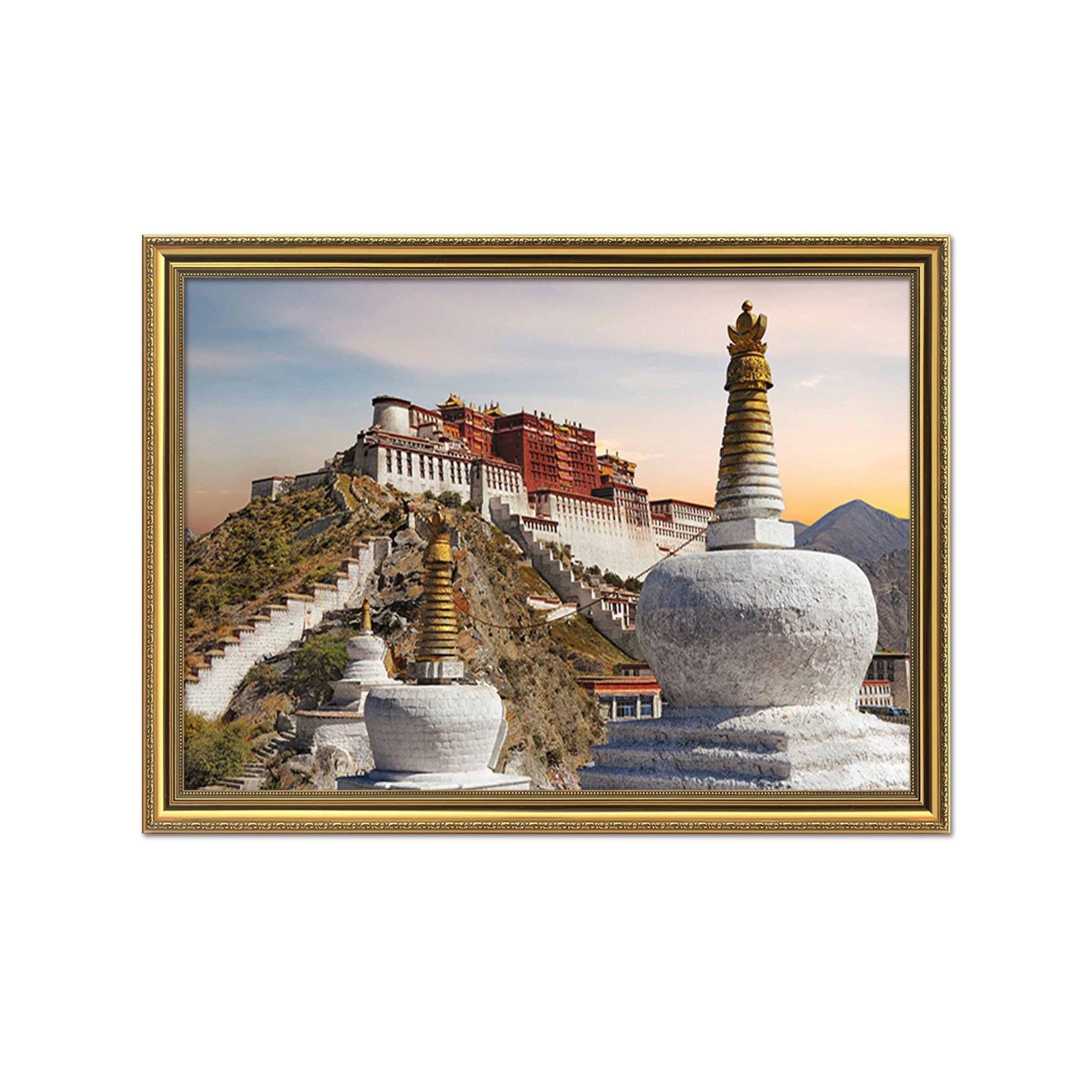 3D Beautiful Palace 080 Fake Framed Print Painting Wallpaper AJ Creativity Home