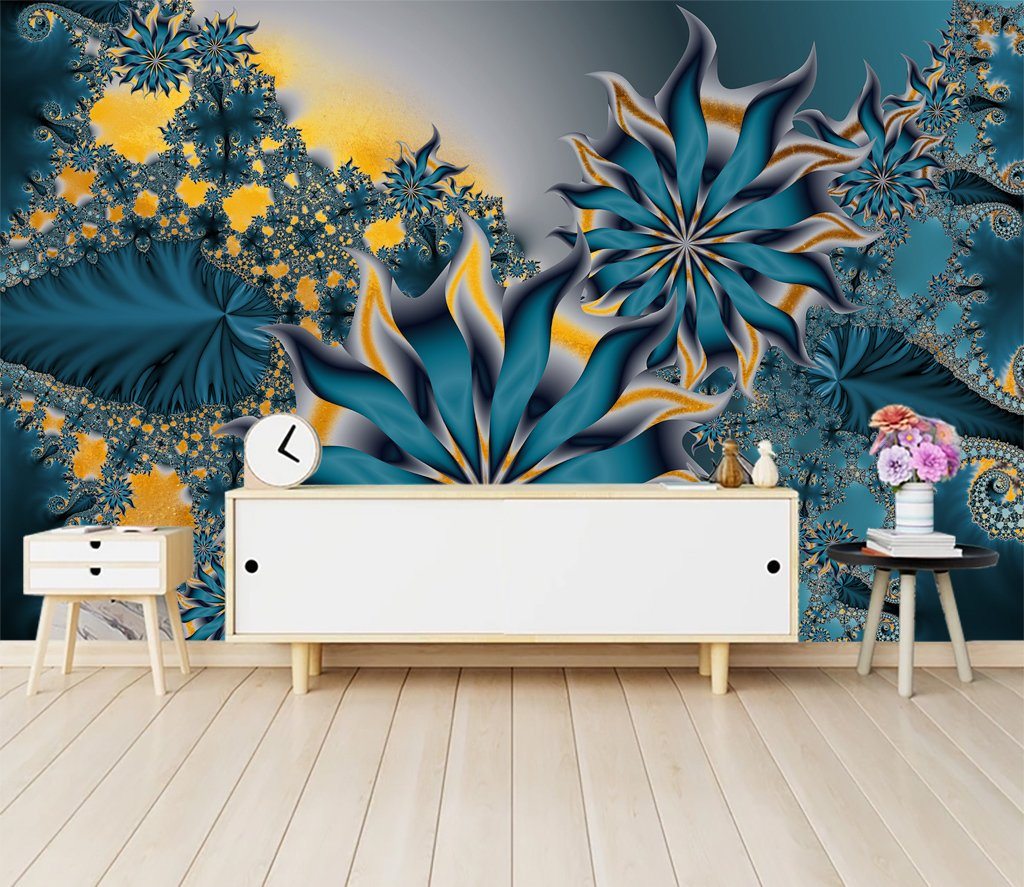 3D Flower 218 Wall Murals Wallpaper AJ Wallpaper 2