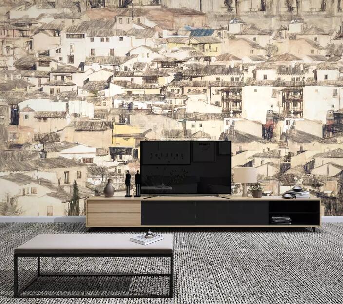 3D Small Town 646 Wall Murals Wallpaper AJ Wallpaper 2