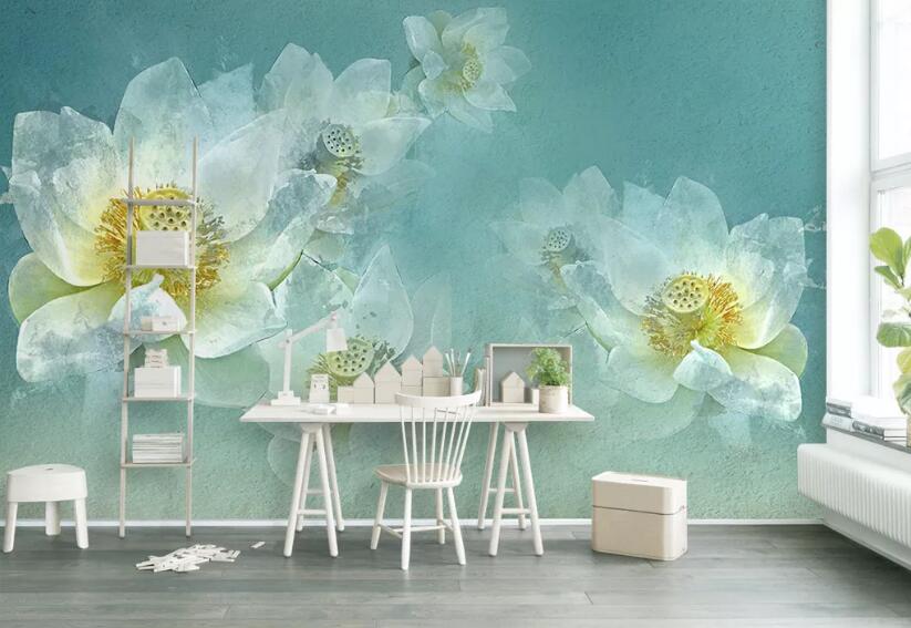 3D Flower 1237 Wall Murals Wallpaper AJ Wallpaper 2