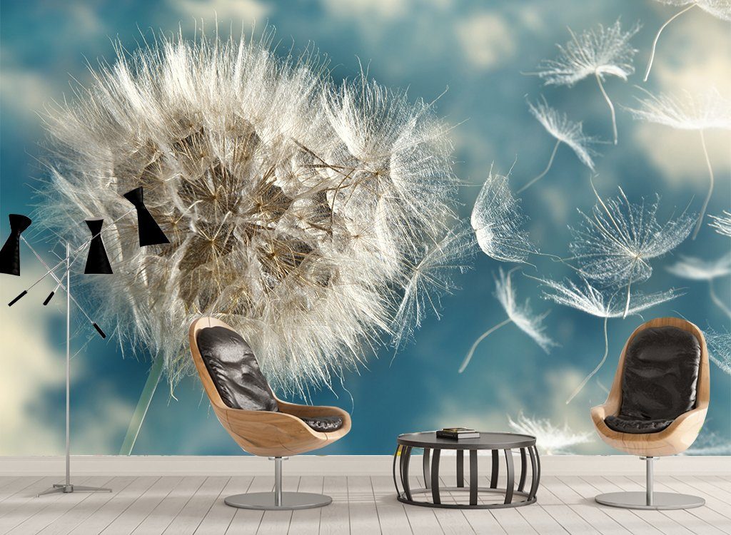 3D Dandelion 57 Wall Murals Wallpaper AJ Wallpaper 2