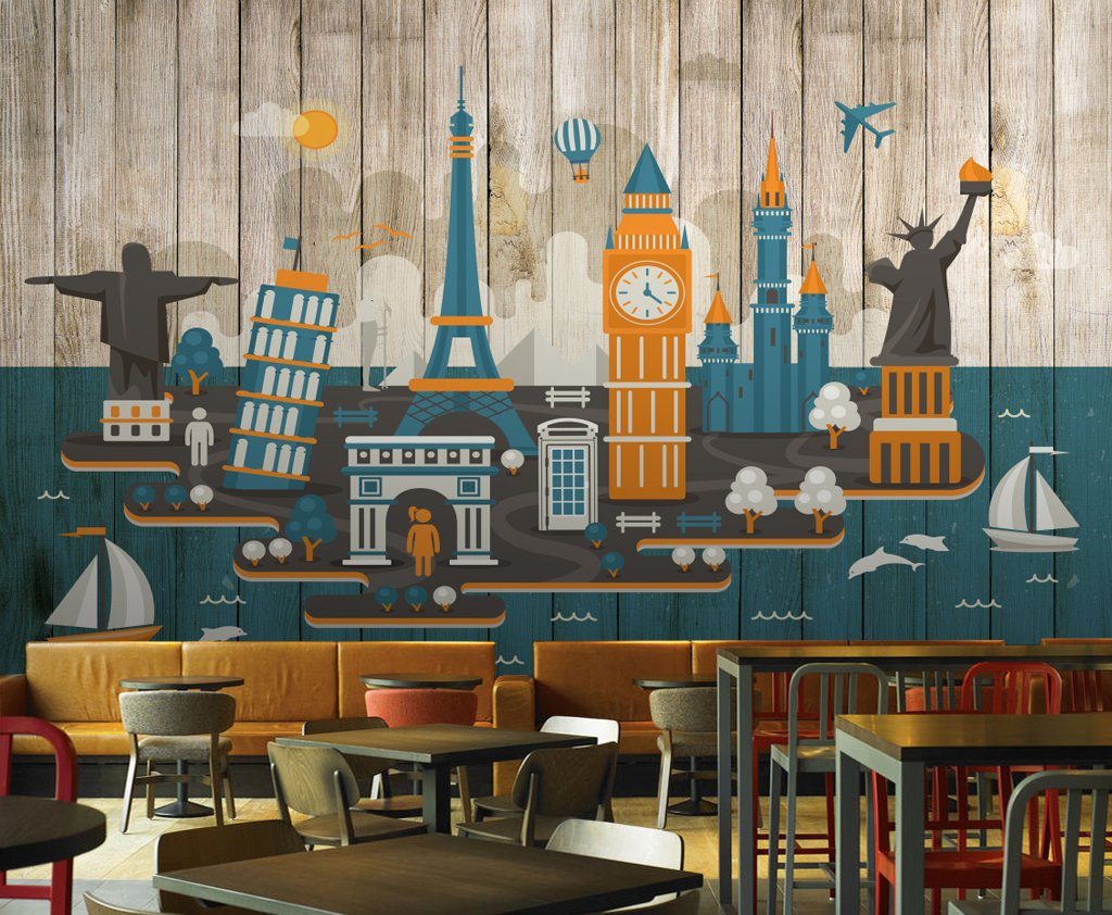 3D Colored Castle 686 Wall Murals Wallpaper AJ Wallpaper 2