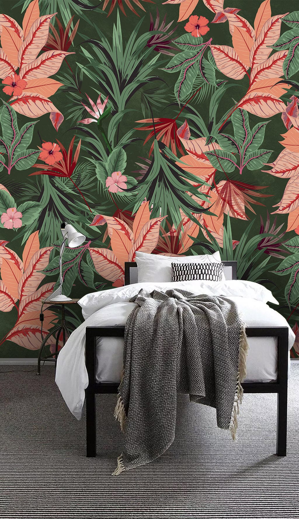3D Leaf Flower WC262 Wall Murals Wallpaper AJ Wallpaper 2