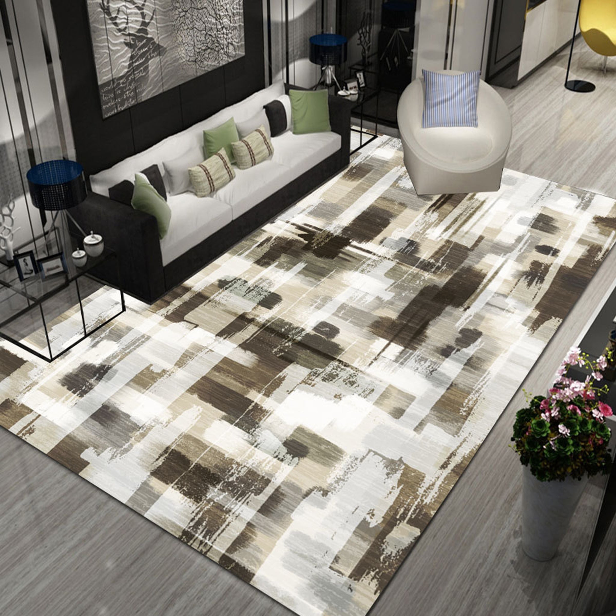 3D Colored Diamond WG570 Non Slip Rug Mat Mat AJ Creativity Home