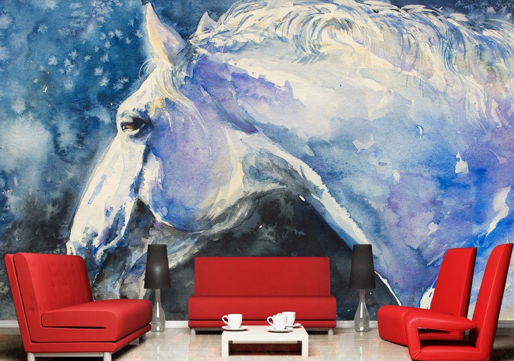 3D Oil Painting Horse 389 Wall Murals Wallpaper AJ Wallpaper 2