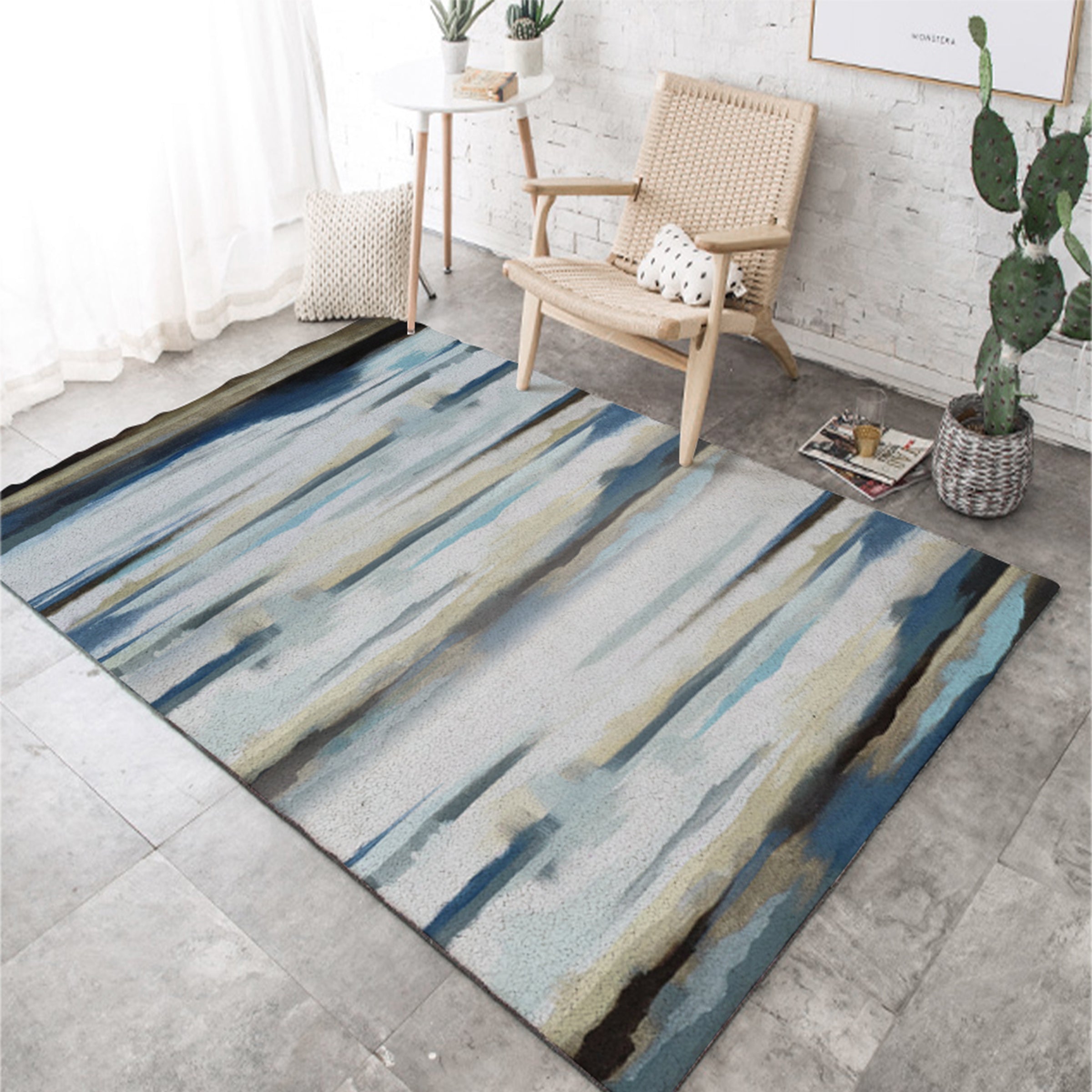 3D Dark Green Inkjet WG148 Non Slip Rug Mat Mat AJ Creativity Home