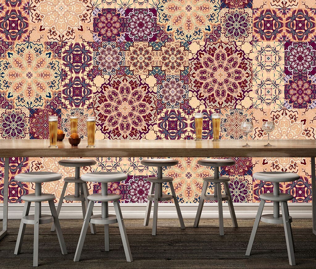 3D Petal Pattern WC044 Wall Murals Wallpaper AJ Wallpaper 2