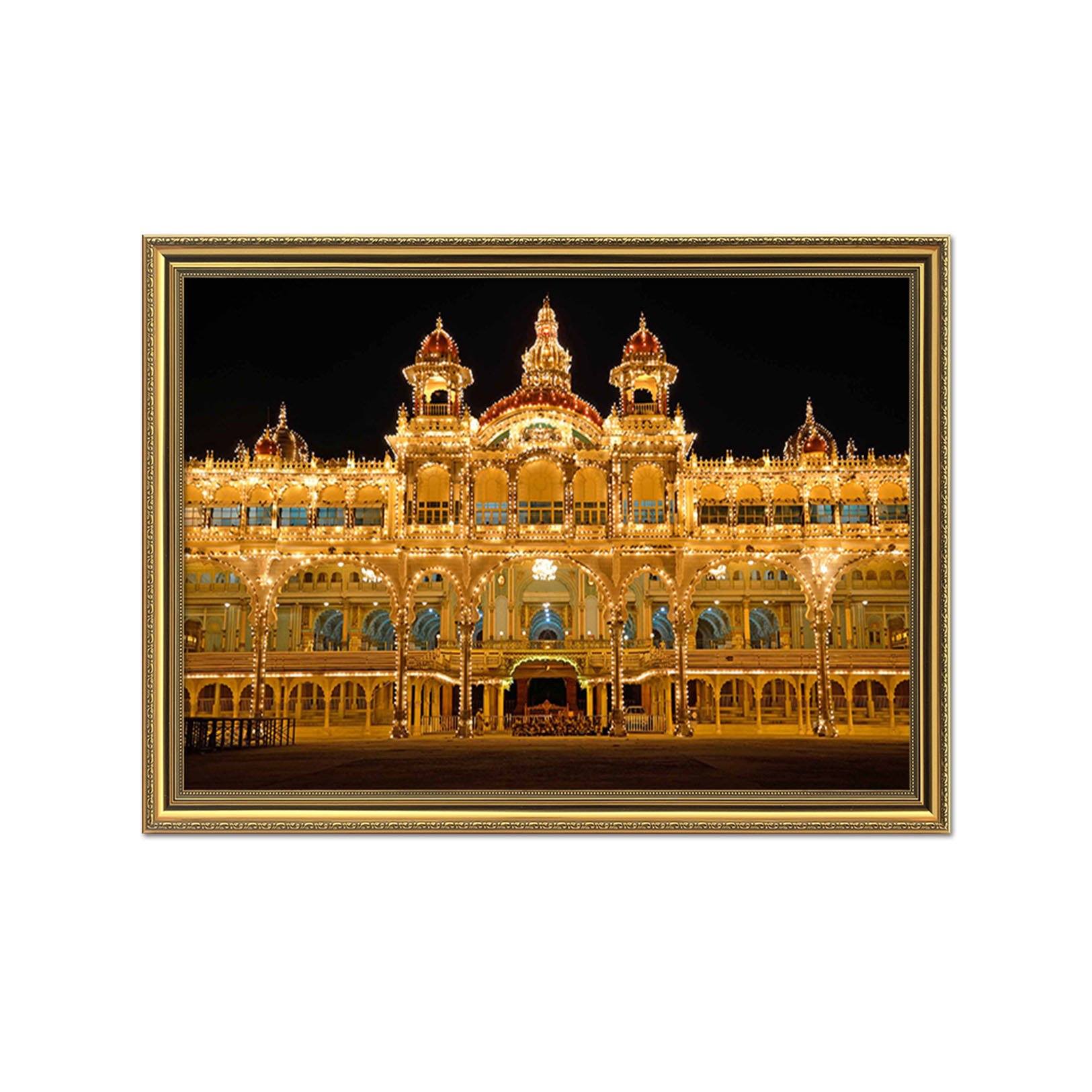 3D Beautiful Castle 100 Fake Framed Print Painting Wallpaper AJ Creativity Home