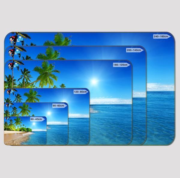 3D Four-Corner Color 308 Non Slip Rug Mat Mat AJ Creativity Home