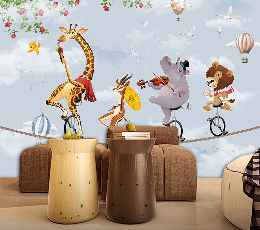 3D Cute Animal WC037 Wall Murals Wallpaper AJ Wallpaper 2