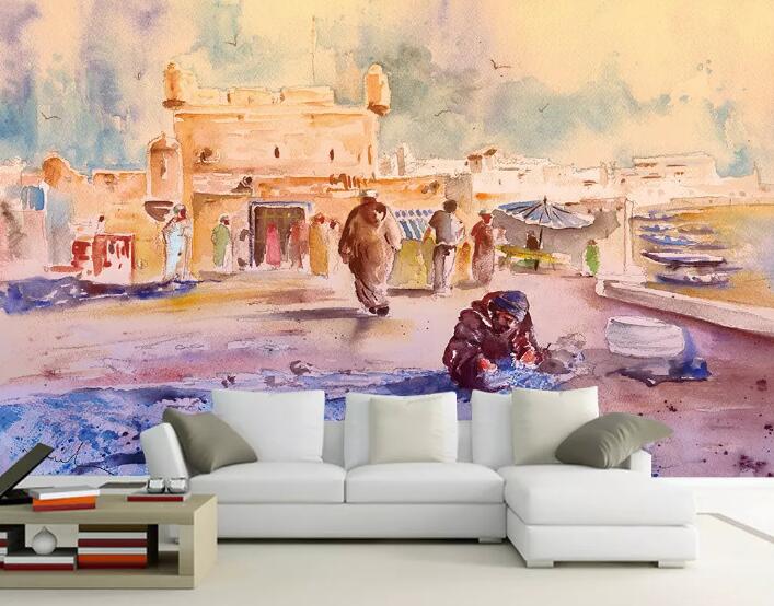 3D Color Graffiti 1091 Wall Murals Wallpaper AJ Wallpaper 2