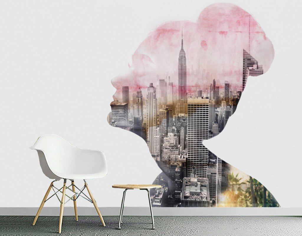 3D Abstract City 206 Wall Murals Wallpaper AJ Wallpaper 2