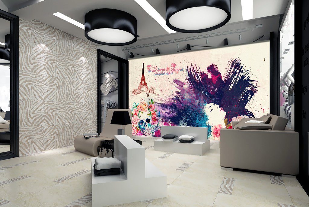 3D Tower Doodle 422 Wall Murals Wallpaper AJ Wallpaper 2