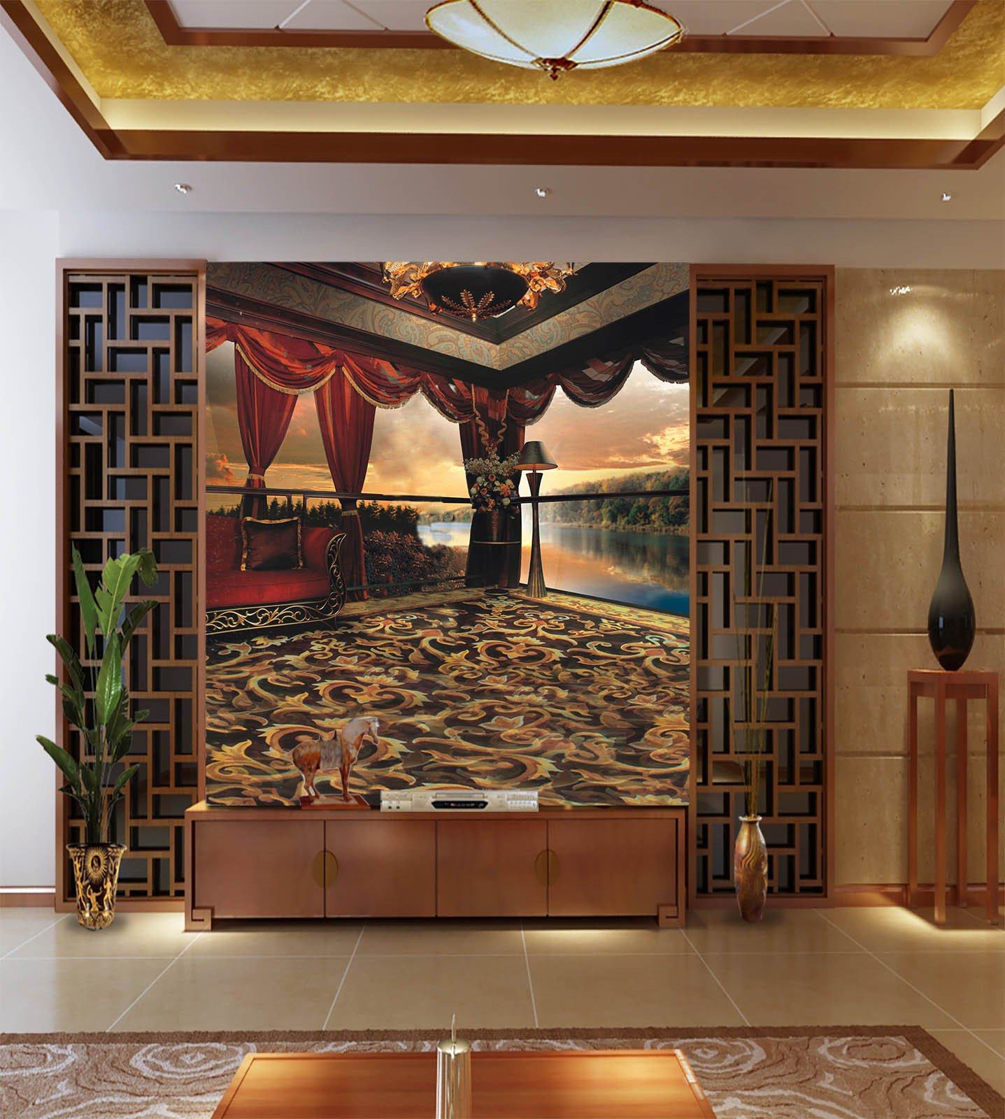 Luxury Pavilion Wallpaper AJ Wallpaper