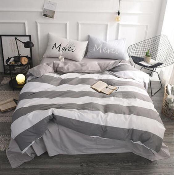 3D Off-White Bars 17138 Bed Pillowcases Quilt