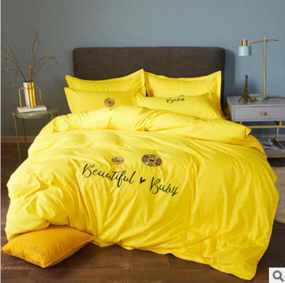 3D Yellow 50043 Bed Pillowcases Quilt