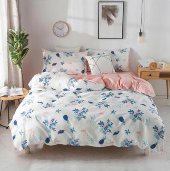 3D Blue Flowers 30261 Bed Pillowcases Quilt