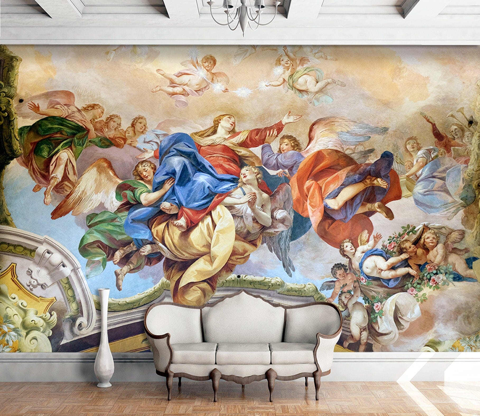 3D Happy Angel 1553 Wall Murals Wallpaper AJ Wallpaper 2