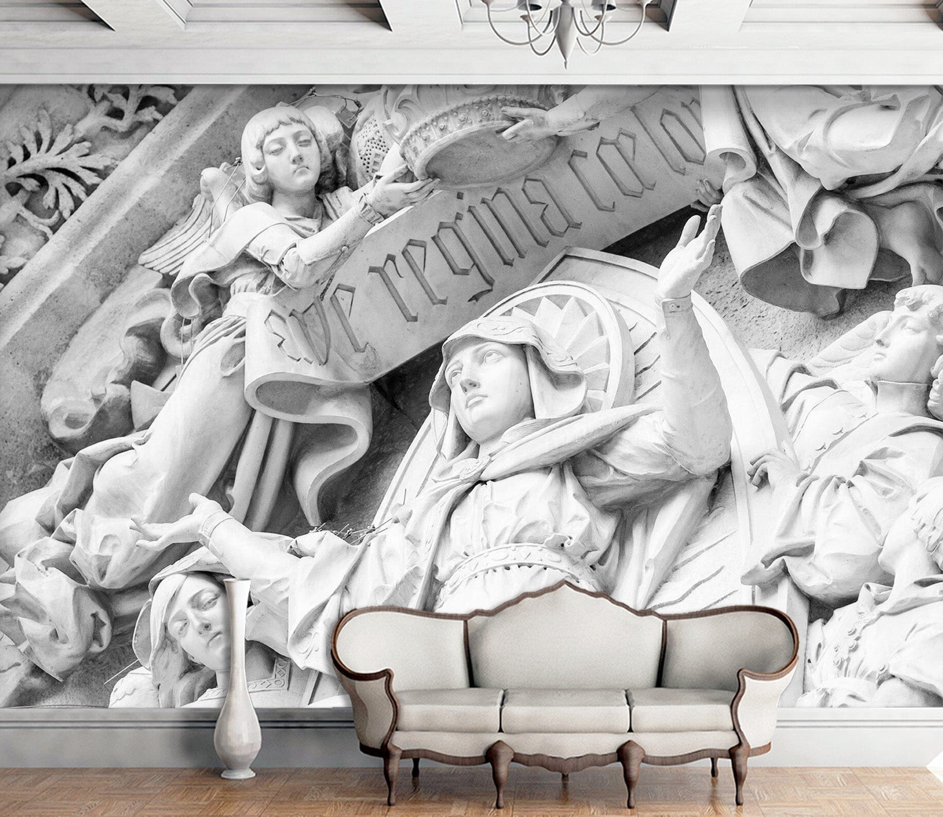 3D Carving Girl 1595 Wall Murals Wallpaper AJ Wallpaper 2